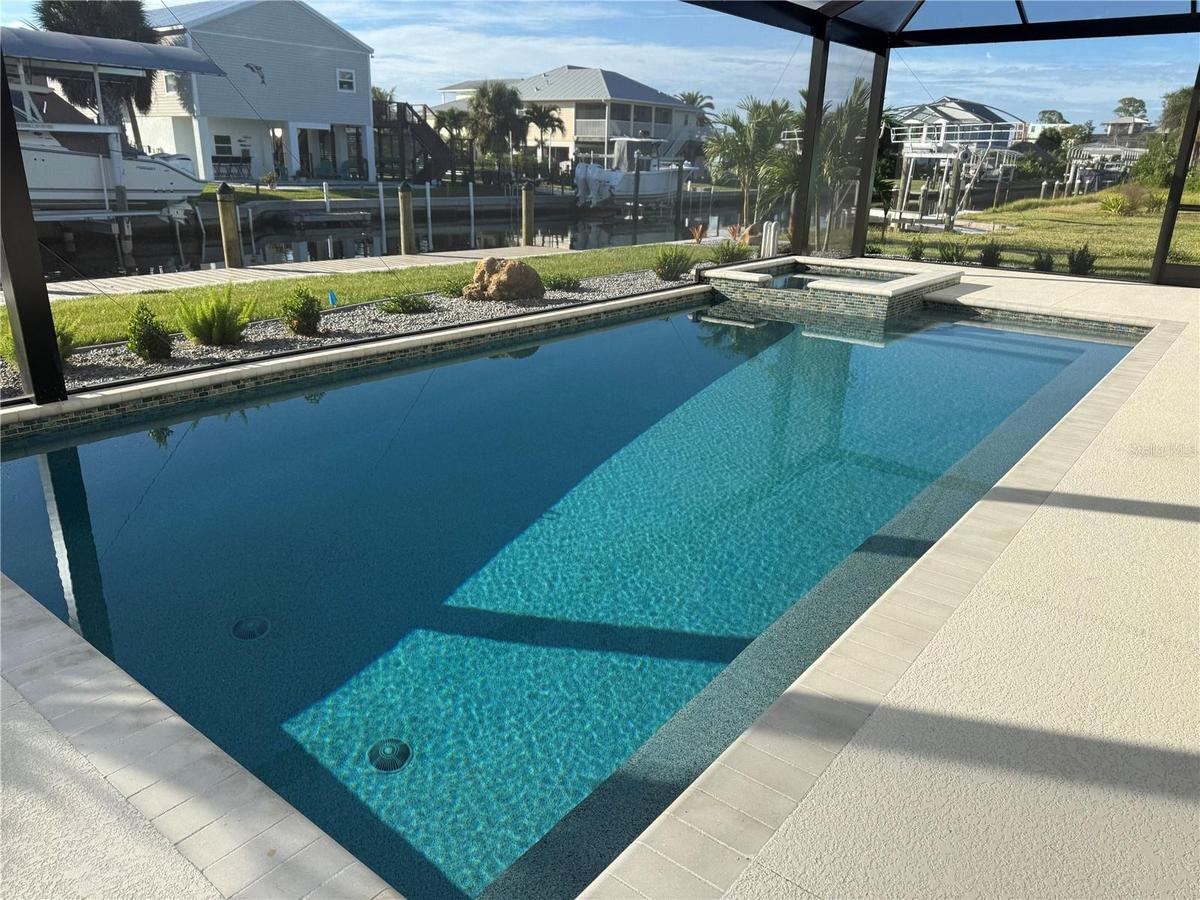 Heated Salt Pool and Spa