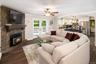 Family Room with Entrance to Kitchen