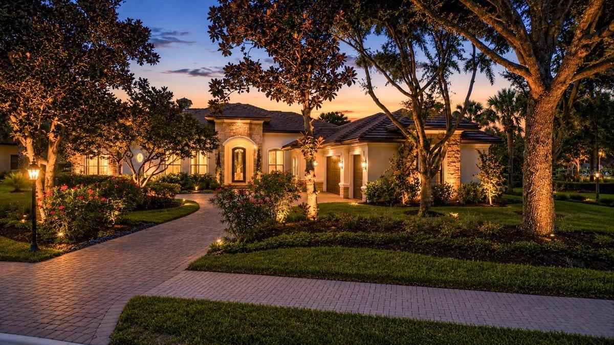 Front View at Twilight