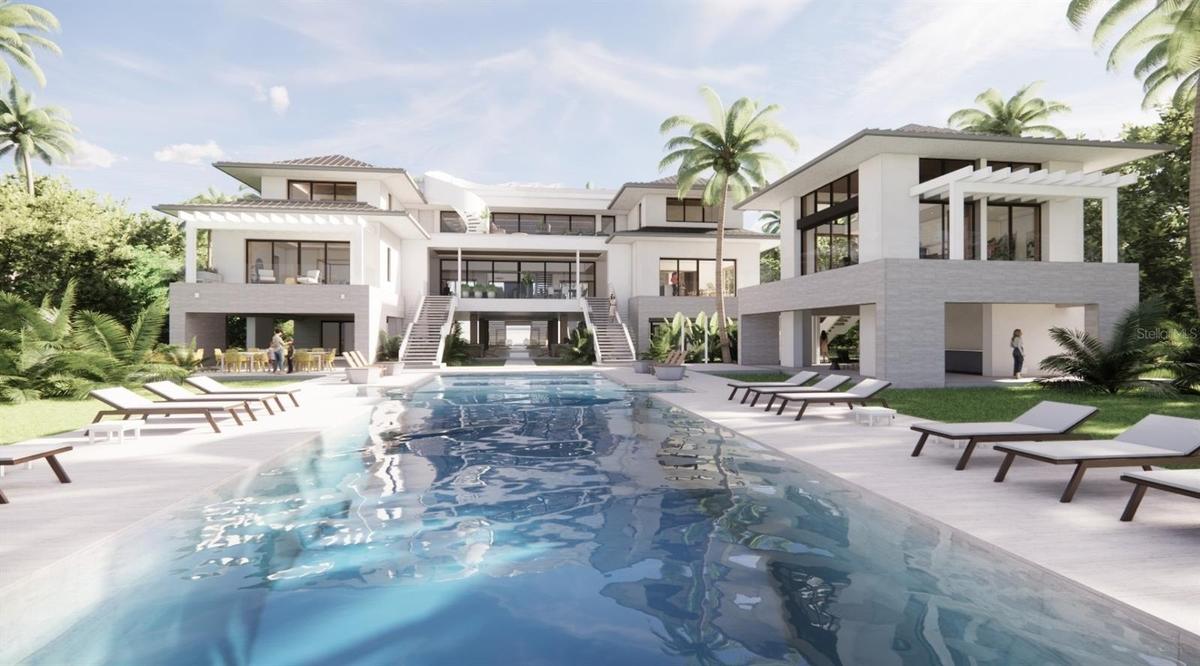 Rear Exterior Rendering - AI Generated