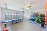Game room in garage