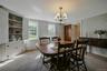 formal dining Room has built in corner cabinet