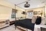 Bedroom featuring recessed lighting