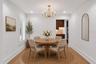 Dining room - virtually staged