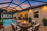 Virtually staged lanai