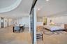 Contemporary Oversized Barn Door Entry to Primary Suite