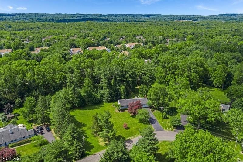 Nestled into lush landscape