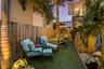 #4 Private courtyard has 2 fountains.