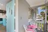 #3 Upstairs Right - has private patio and views of Marina Jack