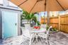 Courtyard includes 2 dining areas, fountain, game room, gazebo, firepit, BBQ, hot tub