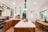 Kitchen painted white-virtually retouched