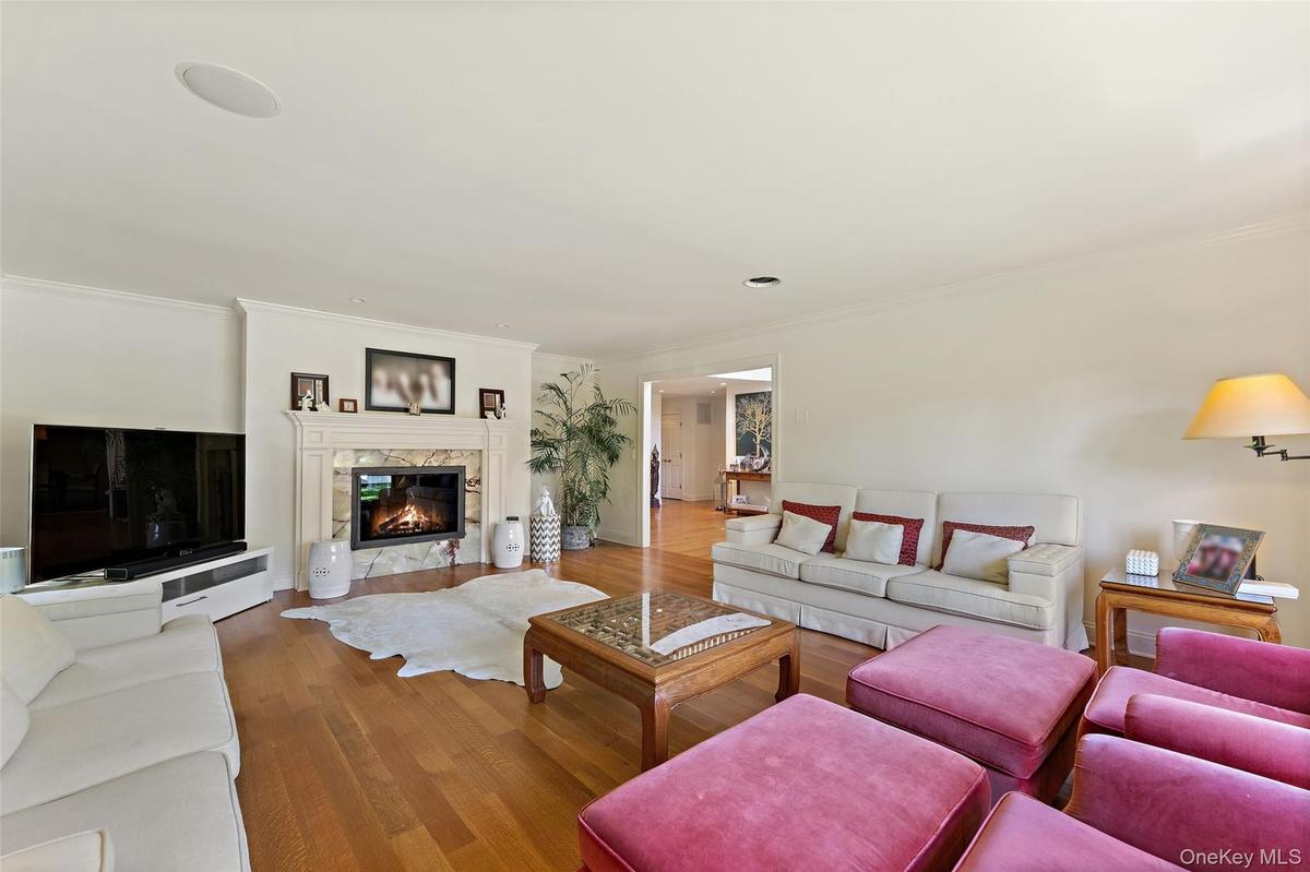 Living room fireplace for cozy winter nights