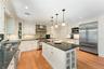 Lots of counter space for prep work and custom cabinetry for storage