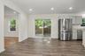 Eat-in kitchen with sliders out to back deck