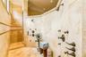 Dual Shower heads with body sprayers to provide resort-like hydrotherapy experiences.