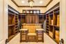 One of multiple closets in the primary suite