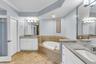 Dual Sinks; Dual Closets; Walk-In Shower; Soaking Tub
