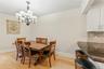 So much room for everyone comfortable seating for 6-12 with space to extend the table.