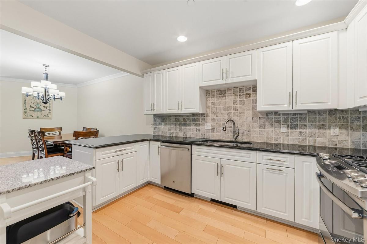 The Kitchen is spacious with so much counter space.