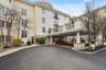 Enter thru the circular driveway to the prestigious lobby.