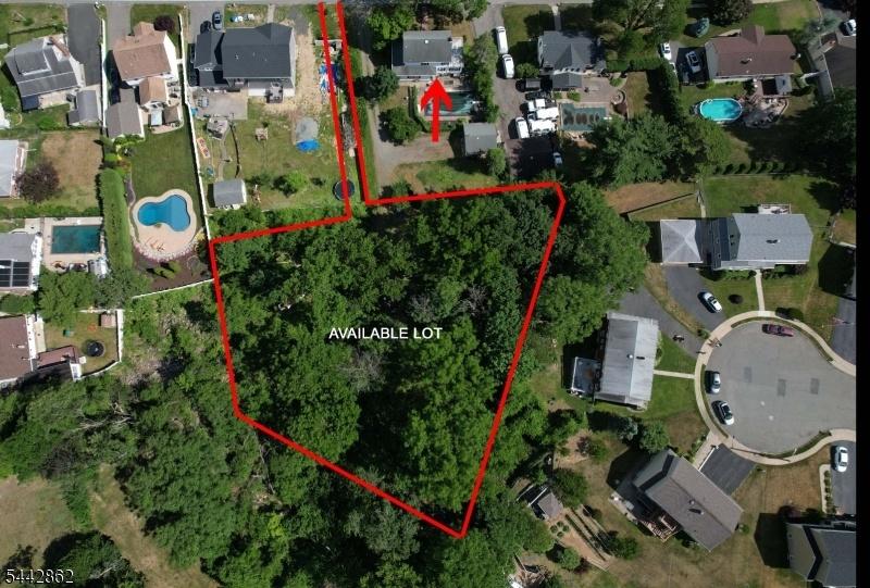 outline of buildable lot