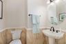 Half bath off great room
