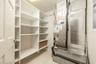 Separate storage closet inside the unit