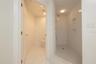 Master Bathroom with soaking tub, separate shower, dual vanities and separate water closet