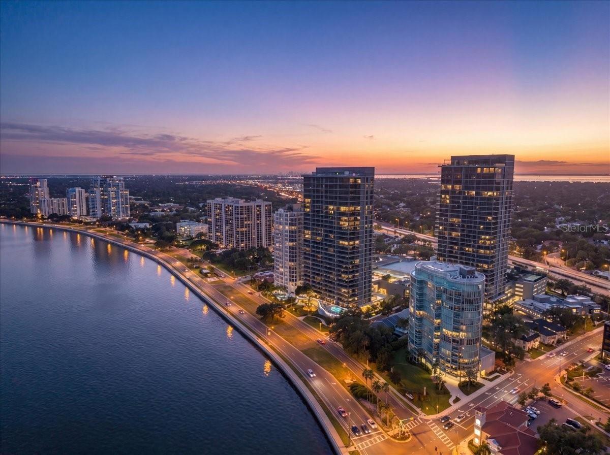Iconic Aquatica on Bayshore luxury waterfront tower.