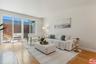 Living room featuring hardwood