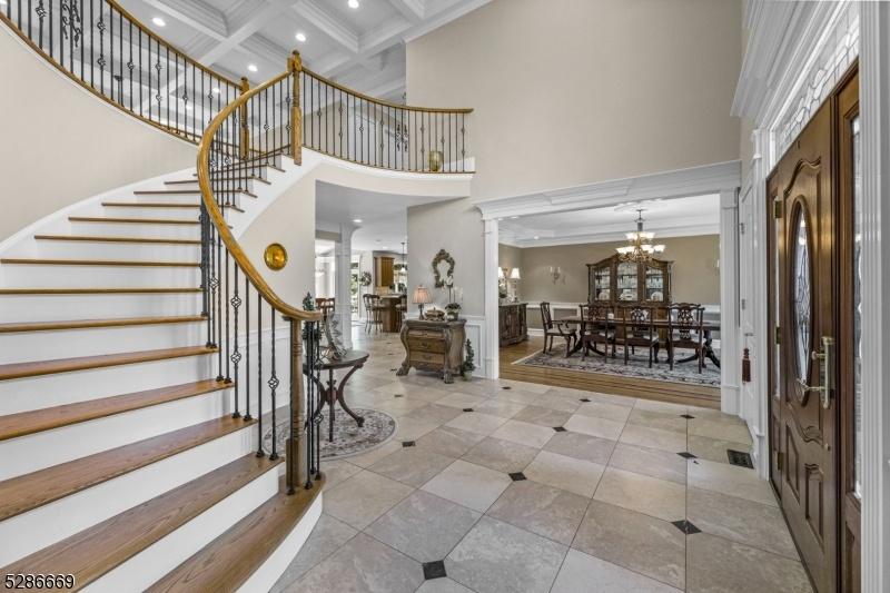 Spectacular Curved Stairway!