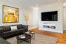 First floor Media room privately set off formal living area.