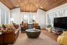 Expansive office or gracious guest bedroom with walk-in closet - plumbed for en-suite bath.