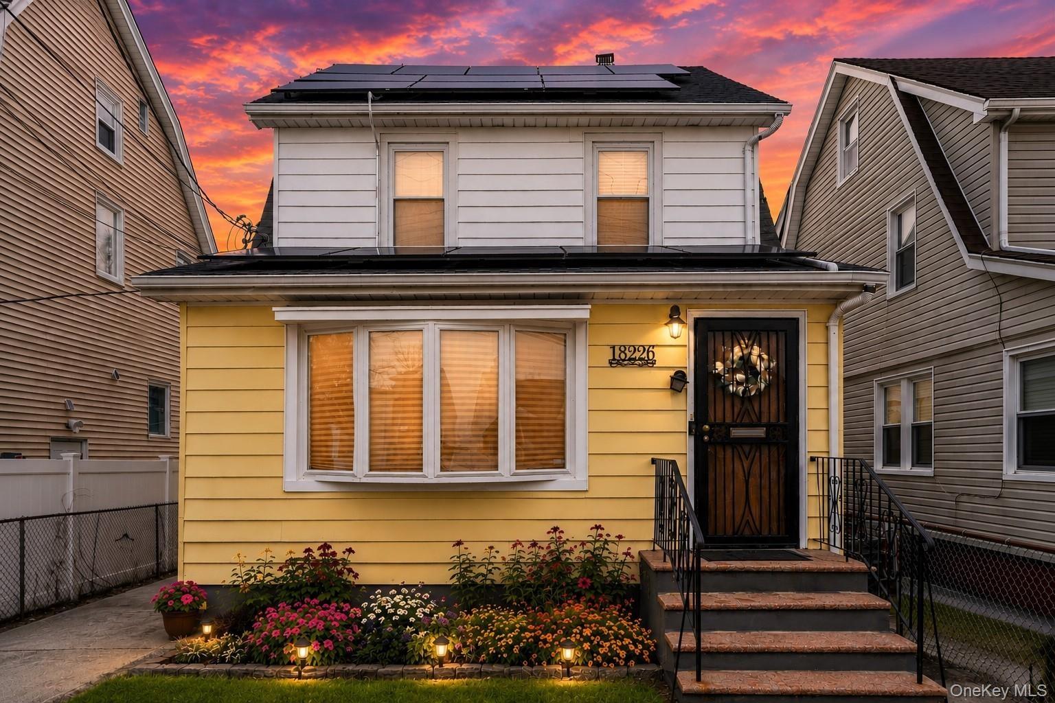 altered version of front of house photo via AI
