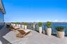 Rooftop sun deck overlooking the bay
