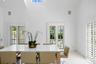 Vaulted Ceiling, French Doors with Dormer window bring in light all day