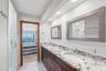 .. Master Bathroom Looking Out. Completely Remodeled..
