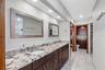 ... Master Bathroom - Completely Remodeled - Double Vanity - Plenty of Drawers & Closet Space. Closets are Either Side of Privacy Room. There Are Two 
