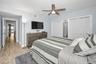 ..Upper  Floor Guest Suite .. Guest En- Suite Section Has a Hallway Door Separating it From the Master Suite. Guest Suite can Be Accessed From Stairs 