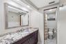 ... Second Floor Main Guest Bedroom Comes En- Suite with It's Private Bathroom. Floorplan Allows Your Guest To Have  Private Access From the 5th Floor