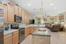 Corian countertops wood cabinets
