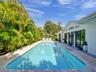 Pool Lounge Features Travertine Deck