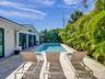 Pool Lounge Features Travertine Deck