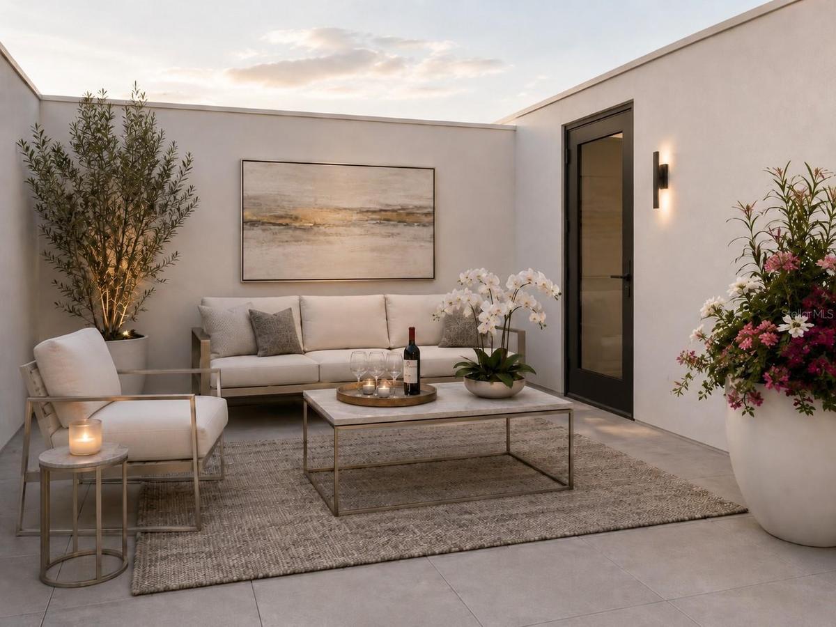 Rare Single Level Living with Two Rooftop Escapes