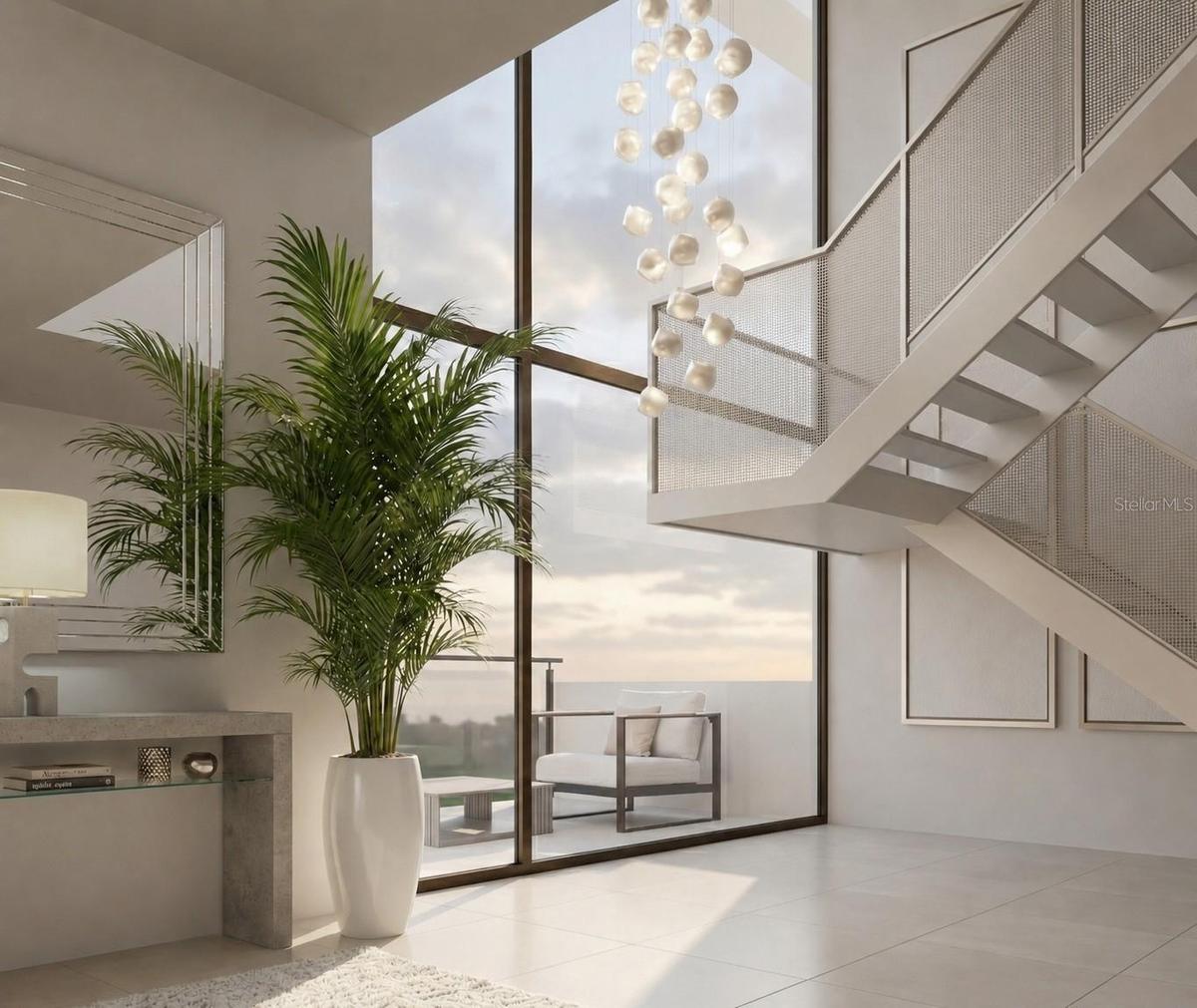24-foot Ceilings and Full-Height Windows