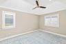 Primary Bedroom with Custom Graber Shutters