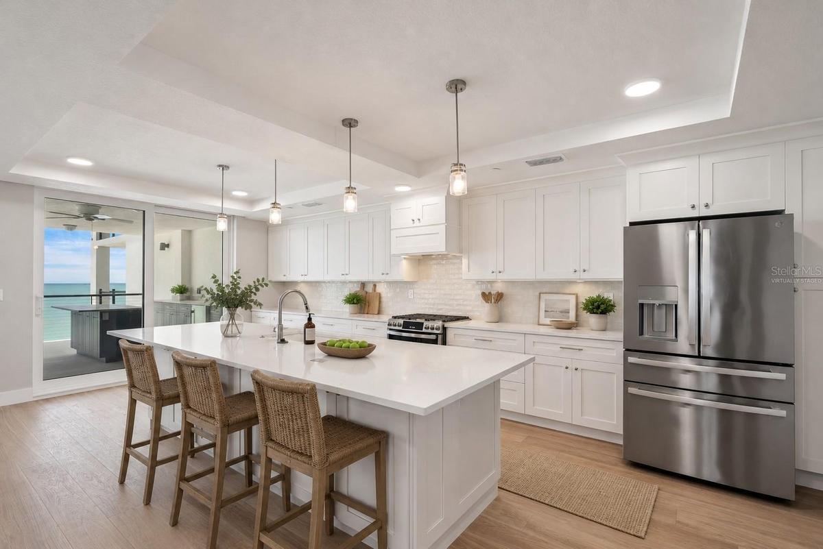 Kitchen virtually staged