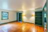 Living Room with built-in bookcases.