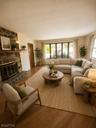 Living room staged
