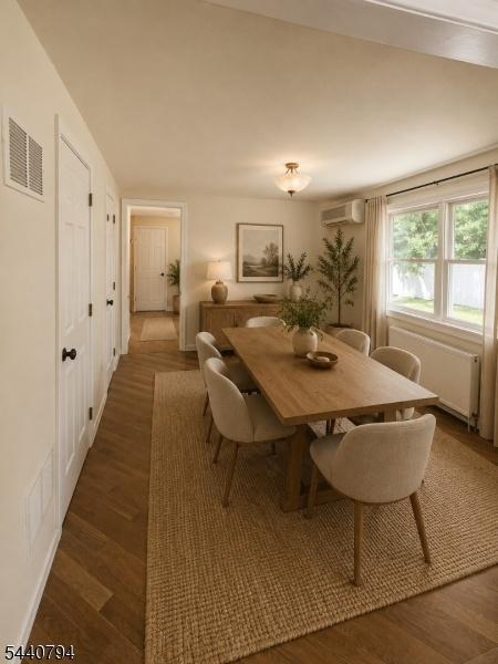 dinning room staged